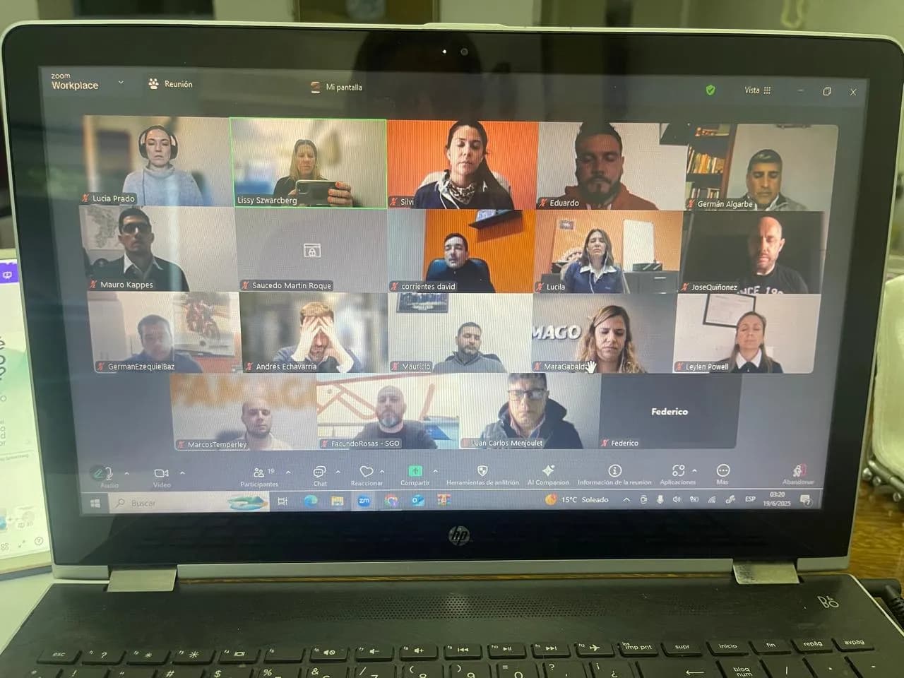 Encuentro de mindfulness realizado en línea